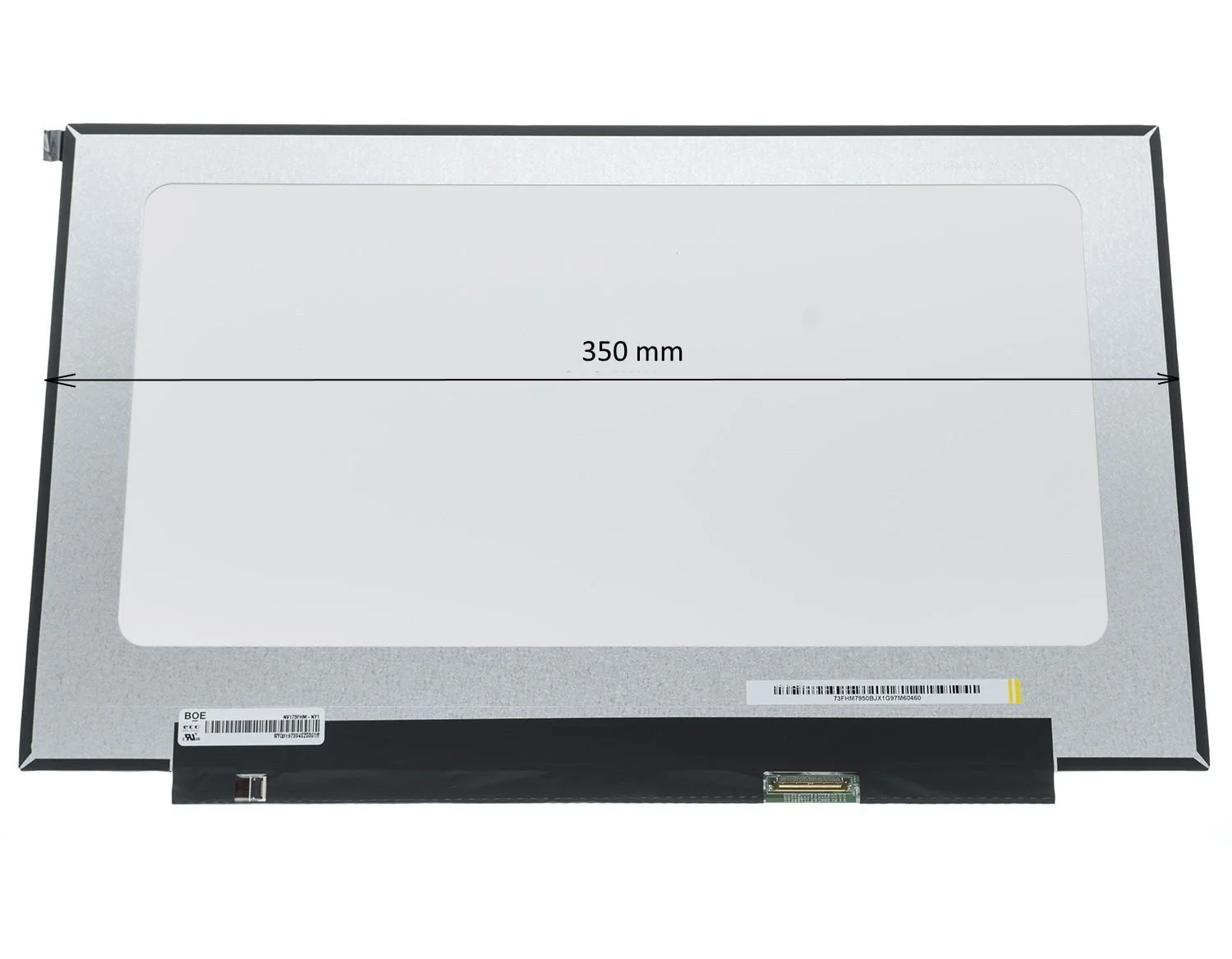 15.6_Full HD_1920x1080_IPS_30pin(eDp)_narrow_без креплений_350mm - изображение 2